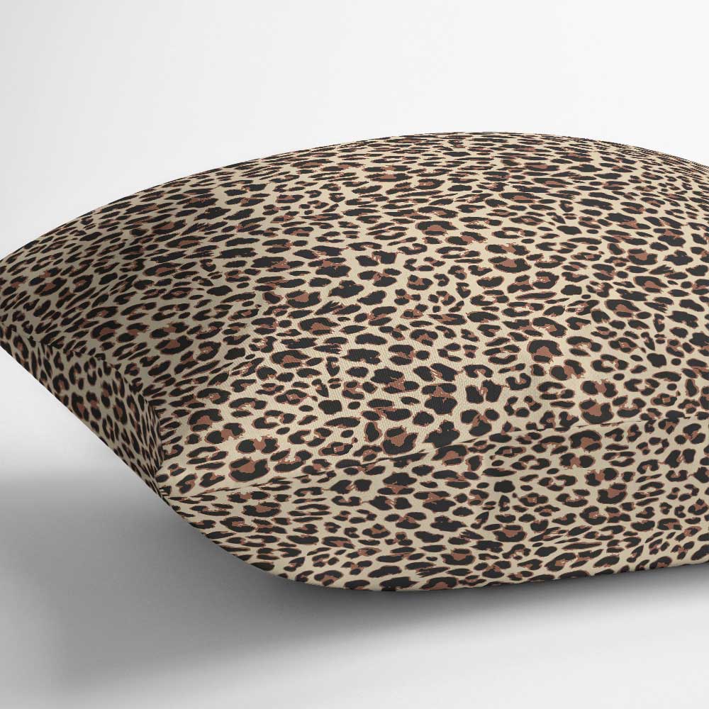 Outdoor Garden Waterproof Cushion - Leopard Print - 40 x 40 cm by Izabela Peters