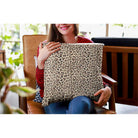 Outdoor Garden Waterproof Cushion - Leopard Print - 40 x 40 cm by Izabela Peters