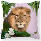Outdoor Garden Waterproof Cushion - Lion King - Blush Pink 50 x 50 cm by Izabela Peters