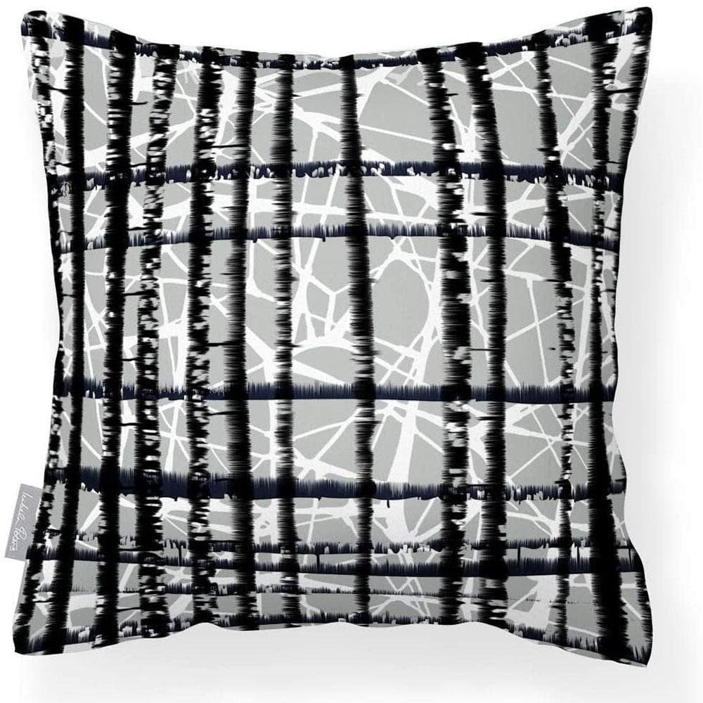 Outdoor Garden Waterproof Cushion - Manhattan - Storm Grey 50 x 50 cm by Izabela Peters