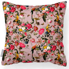 Outdoor Garden Waterproof Cushion - Monkey Puzzle - Rosewater 45 x 45 cm by Izabela Peters