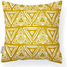 Outdoor Garden Waterproof Cushion - Monterey - Mustard 50 x 50 cm by Izabela Peters
