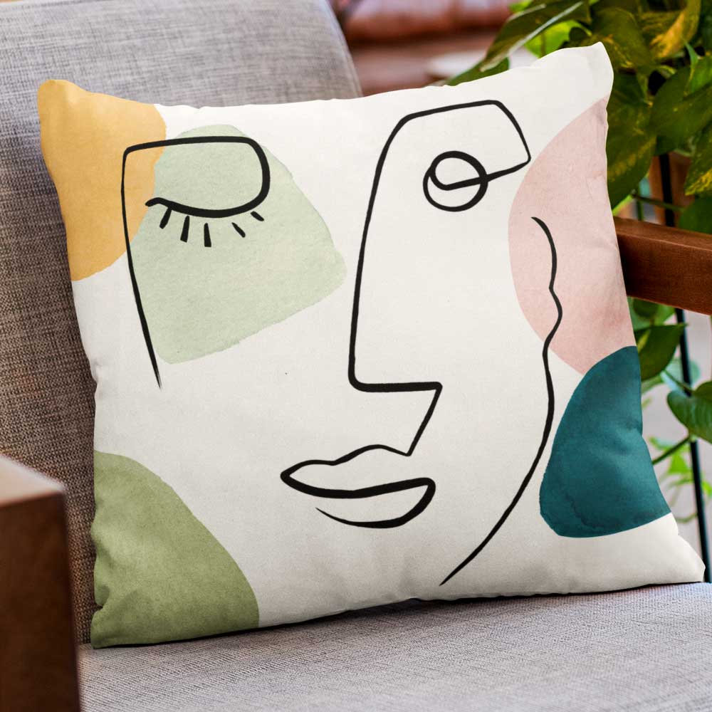 Outdoor Garden Waterproof Cushion - Open Face - 40 x 40 cm by Izabela Peters