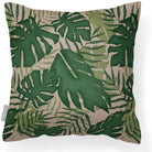 Outdoor Garden Waterproof Cushion - Palm Leaf - Taupe 50 x 50 cm by Izabela Peters