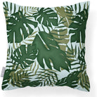 Outdoor Garden Waterproof Cushion - Palm Leaf - Duck Egg 50 x 50 cm by Izabela Peters