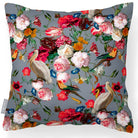 Outdoor Garden Waterproof Cushion - Peruvian Paradise - French Grey 45 x 45 cm by Izabela Peters