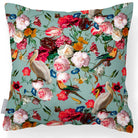 Outdoor Garden Waterproof Cushion - Peruvian Paradise - Blue Surf 45 x 45 cm by Izabela Peters