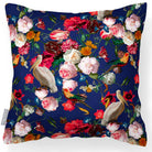 Outdoor Garden Waterproof Cushion - Peruvian Paradise - Midnight 45 x 45 cm by Izabela Peters