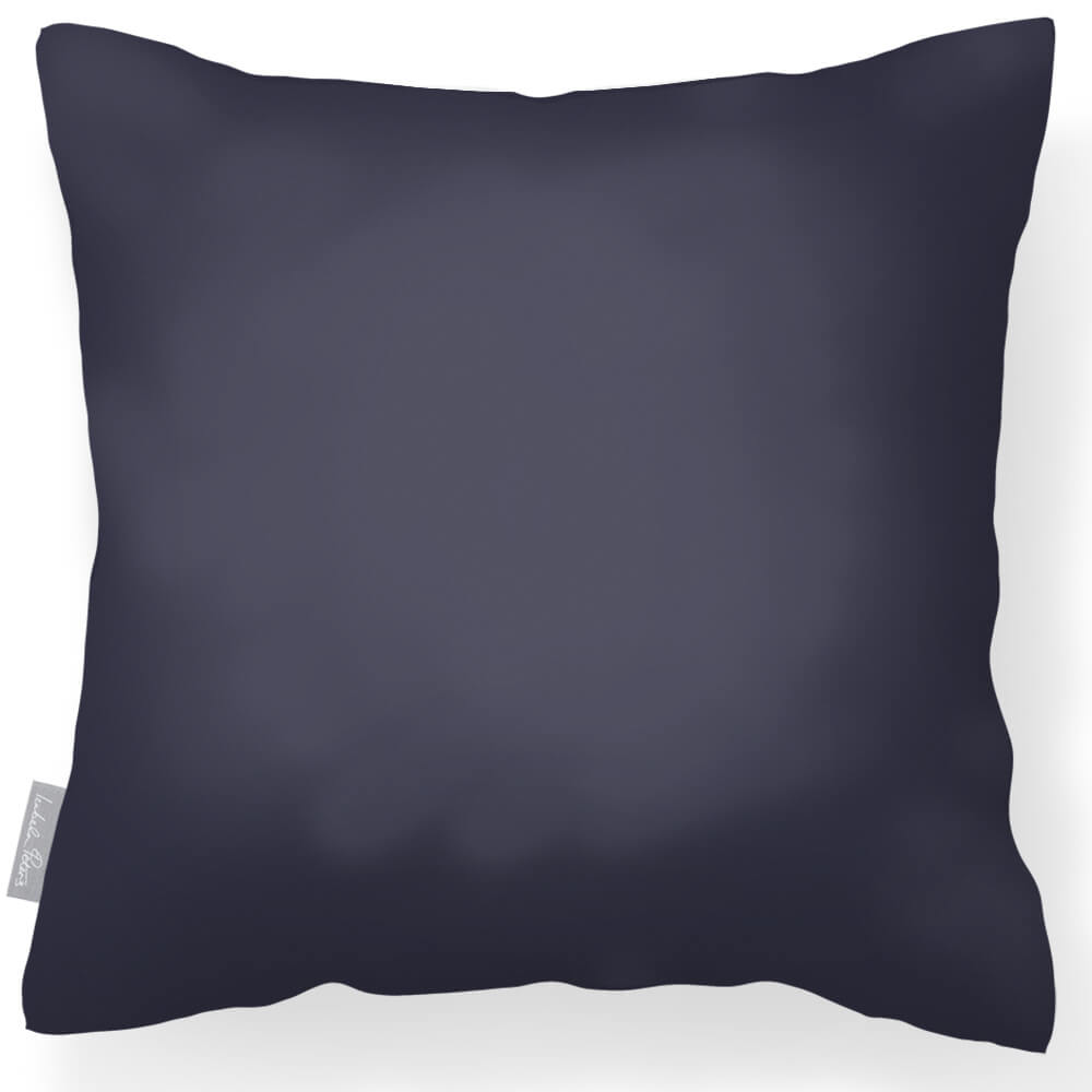 Outdoor Garden Waterproof Cushion - Signature Colours  Izabela Peters Graphite 40 x 40 cm 