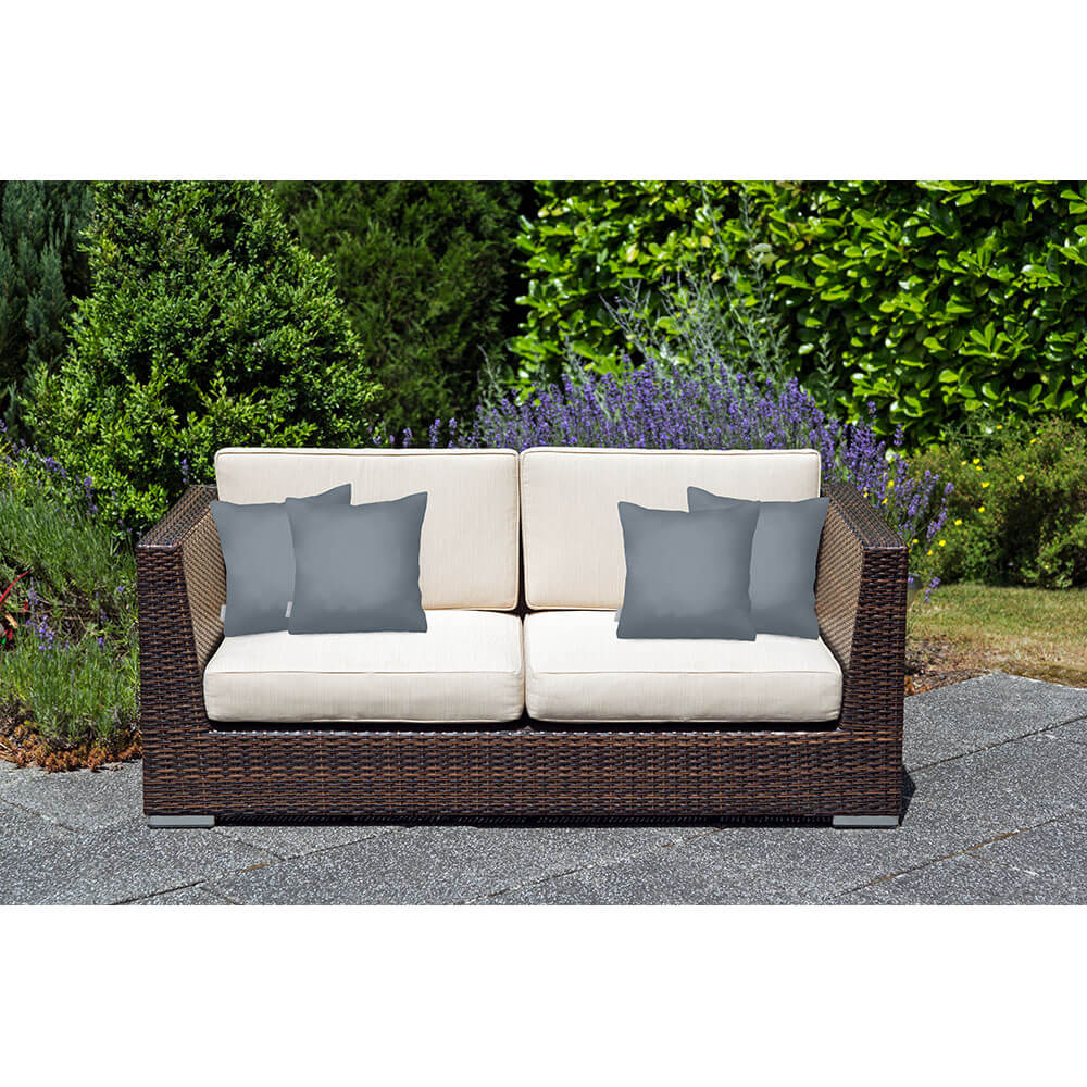 Outdoor Garden Waterproof Cushion - Signature Colours - French Grey 50 x 50 cm by Izabela Peters