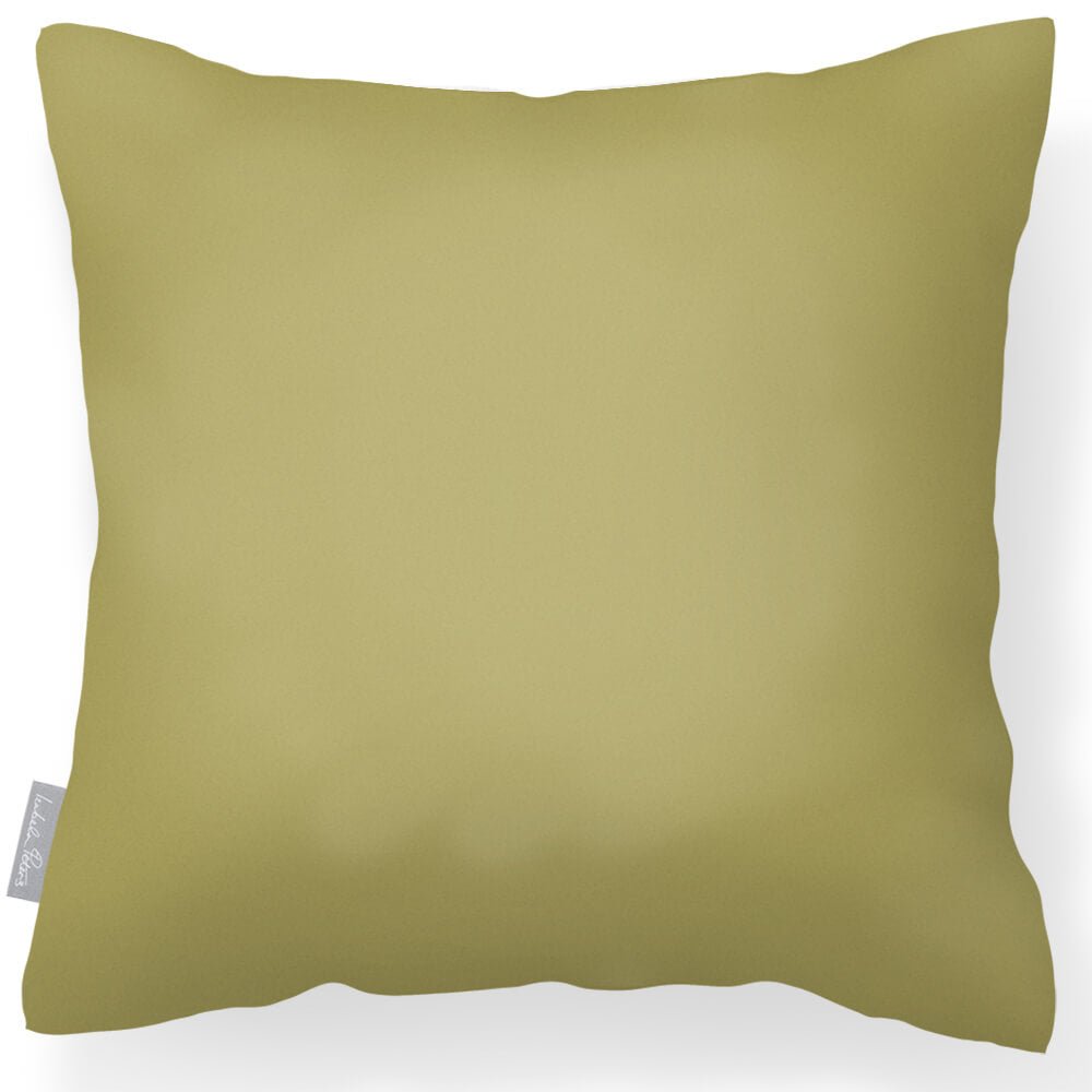 Outdoor Garden Waterproof Cushion - Signature Colours  Izabela Peters Golden Lime 40 x 40 cm 