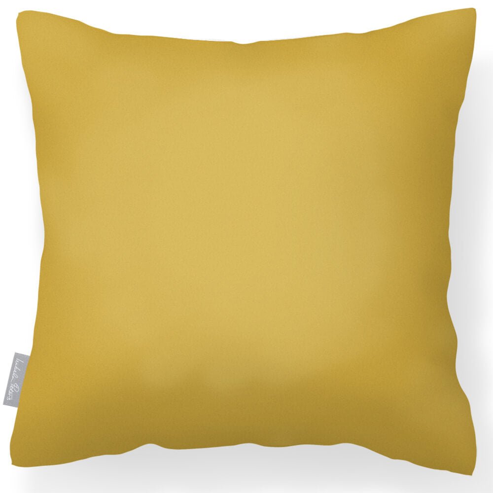 Outdoor Garden Waterproof Cushion - Signature Colours - Mustard 50 x 50 cm by Izabela Peters