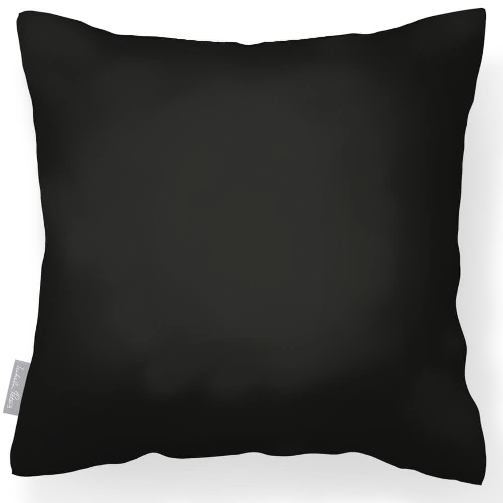 Outdoor Garden Waterproof Cushion - Signature Colours  Izabela Peters Charcoal 40 x 40 cm 