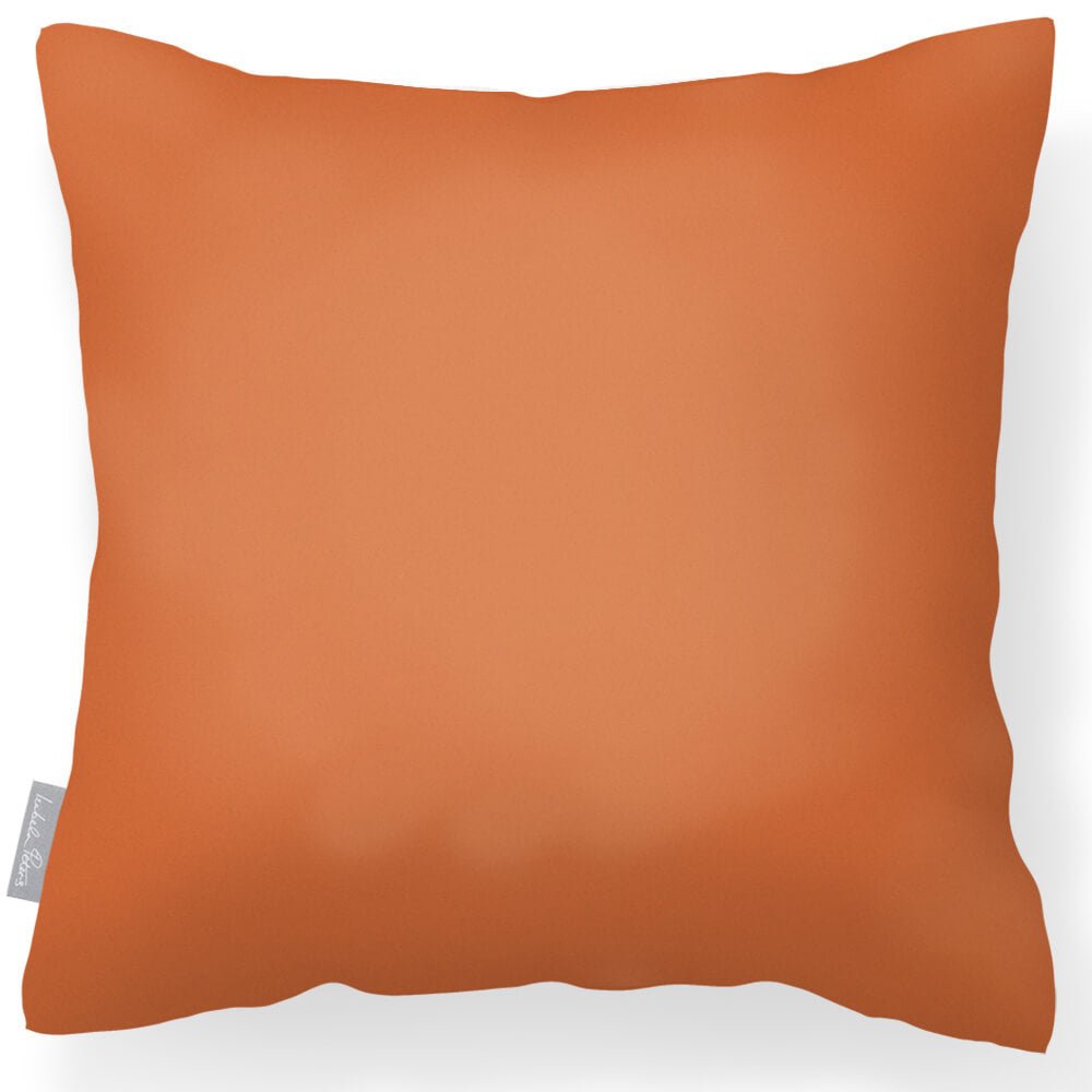 Outdoor Garden Waterproof Cushion - Signature Colours  Izabela Peters Burnt Orange 40 x 40 cm 