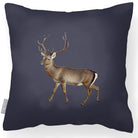 Outdoor Garden Waterproof Cushion - Stag - Graphite 50 x 50 cm by Izabela Peters