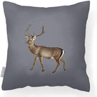 Outdoor Garden Waterproof Cushion - Stag - Grey 50 x 50 cm by Izabela Peters