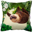 Outdoor Garden Waterproof Cushion - The Relaxing Sloth - Cream 50 x 50 cm by Izabela Peters