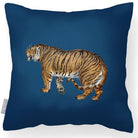 Outdoor Garden Waterproof Cushion - Tiger - Estate Blue 45 x 45 cm by Izabela Peters