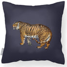 Outdoor Garden Waterproof Cushion - Tiger - Graphite 50 x 50 cm by Izabela Peters