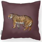 Outdoor Garden Waterproof Cushion - Tiger - Italian Grape 45 x 45 cm by Izabela Peters