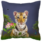 Outdoor Garden Waterproof Cushion - Tiger Prince - Blush Pink 50 x 50 cm by Izabela Peters