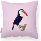 Outdoor Garden Waterproof Cushion - Toucan - Blush Pink 50 x 50 cm by Izabela Peters