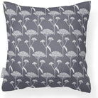 Outdoor Garden Waterproof Cushion - Yarrow - Slate Grey 50 x 50 cm by Izabela Peters