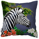 Outdoor Garden Waterproof Cushion - Zara's Zebra - Blush Pink 50 x 50 cm by Izabela Peters