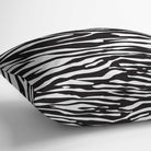 Outdoor Garden Waterproof Cushion - Zebra - Black And White 50 x 50 cm by Izabela Peters
