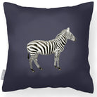 Outdoor Garden Waterproof Cushion - Zebra - Graphite 45 x 45 cm by Izabela Peters