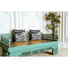 Outdoor Garden Waterproof Cushion - Zebra - Black And White 50 x 50 cm by Izabela Peters