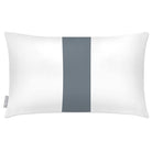 Outdoor Garden Waterproof Rectangle Cushion - 1 Stripe - French Grey 50 x 30 cm by Izabela Peters