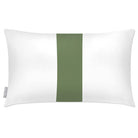 Outdoor Garden Waterproof Rectangle Cushion - 1 Stripe - Sage 50 x 30 cm by Izabela Peters
