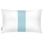 Outdoor Garden Waterproof Rectangle Cushion - 1 Stripe - Celeste Blue 50 x 30 cm by Izabela Peters