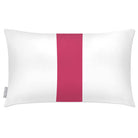 Outdoor Garden Waterproof Rectangle Cushion - 1 Stripe - Pink 50 x 30 cm by Izabela Peters