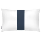 Outdoor Garden Waterproof Rectangle Cushion - 1 Stripe - Petrol Blue 50 x 30 cm by Izabela Peters