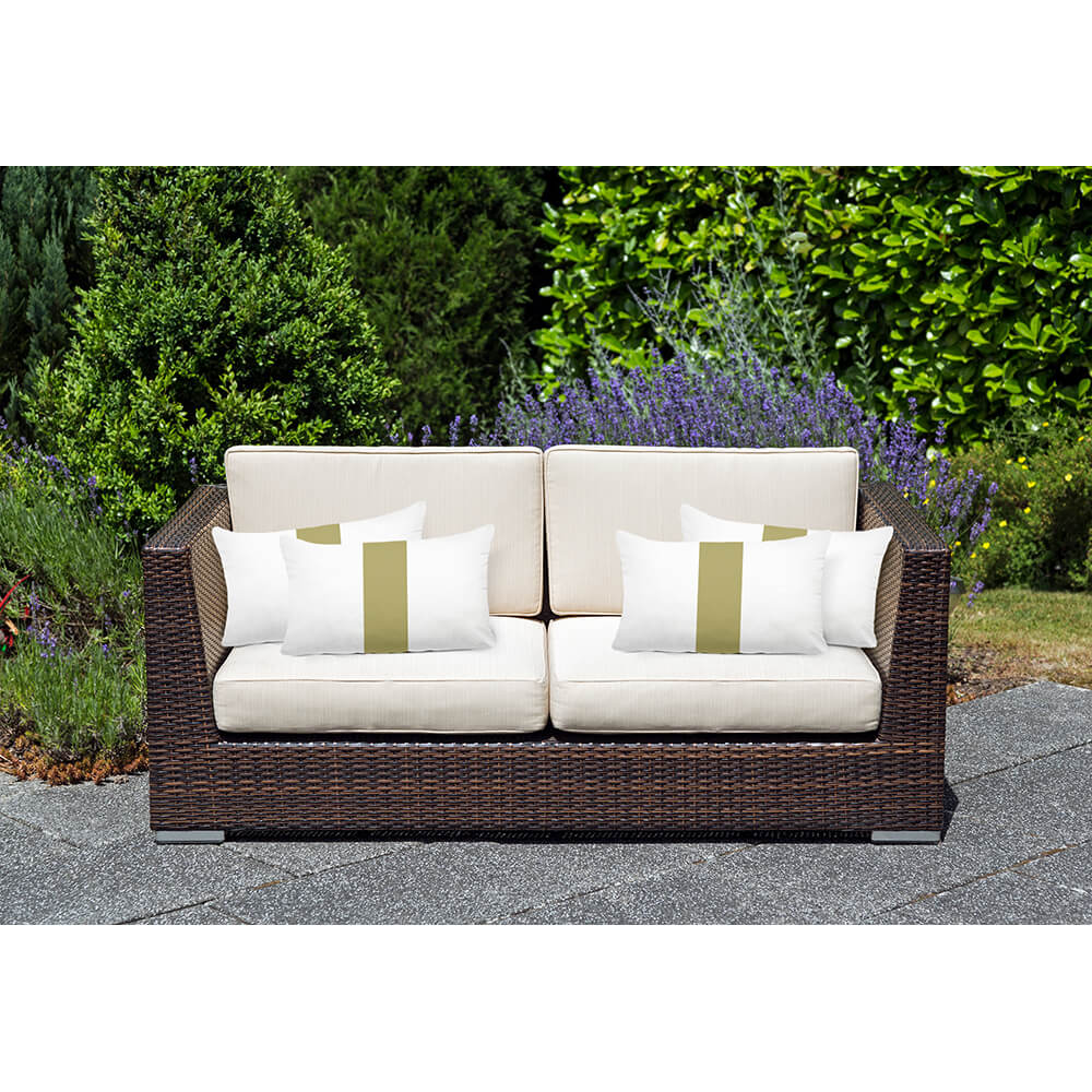Outdoor Garden Waterproof Rectangle Cushion - 1 Stripe  Izabela Peters   