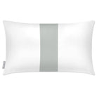 Outdoor Garden Waterproof Rectangle Cushion - 1 Stripe - Storm Grey 50 x 30 cm by Izabela Peters