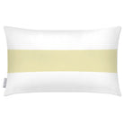 Outdoor Garden Waterproof Rectangle Cushion - 1 Stripe Horizontal - Cream 50 x 30 cm by Izabela Peters