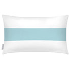 Outdoor Garden Waterproof Rectangle Cushion - 1 Stripe Horizontal - Celeste Blue 50 x 30 cm by Izabela Peters