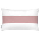 Outdoor Garden Waterproof Rectangle Cushion - 1 Stripe Horizontal - Rosewater 50 x 30 cm by Izabela Peters