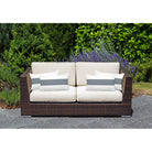Outdoor Garden Waterproof Rectangle Cushion - 1 Stripe Horizontal in French Grey 50 x 30 cm | Izabela Peters