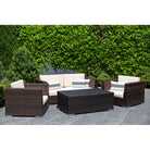 Outdoor Garden Waterproof Rectangle Cushion - 1 Stripe Horizontal in French Grey 50 x 30 cm | Izabela Peters