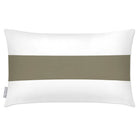 Outdoor Garden Waterproof Rectangle Cushion - 1 Stripe Horizontal in Martini Olive 50 x 30 cm | Izabela Peters