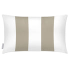 Outdoor Garden Waterproof Rectangle Cushion - 2 Stripes - Twill 50 x 30 cm by Izabela Peters