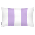 Outdoor Garden Waterproof Rectangle Cushion - 2 Stripes - Violet 50 x 30 cm by Izabela Peters