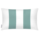 Outdoor Garden Waterproof Rectangle Cushion - 2 Stripes - Blue Surf 50 x 30 cm by Izabela Peters