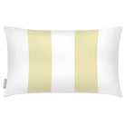 Outdoor Garden Waterproof Rectangle Cushion - 2 Stripes - Cream 50 x 30 cm by Izabela Peters