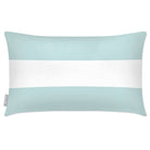 Outdoor Garden Waterproof Rectangle Cushion - 2 Stripes Horizontal - Duck Egg 50 x 30 cm by Izabela Peters