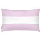 Outdoor Garden Waterproof Rectangle Cushion - 2 Stripes Horizontal - Peony Blush 50 x 30 cm by Izabela Peters